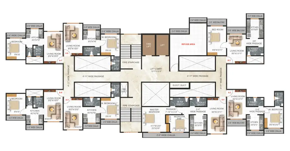 Vidhi Impression Dombivli Floor Plans