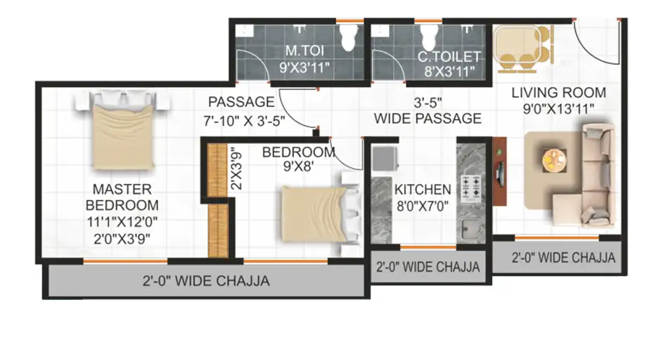 Vidhi Impression Dombivli Floor Plans